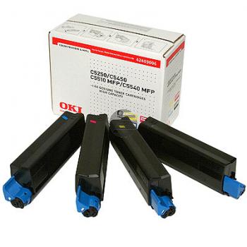 OKI Toner-Kit gelb cyan magenta schwarz HC (42203006) OKI Toner-Kit gelb cyan magenta schwarz HC (42203006)