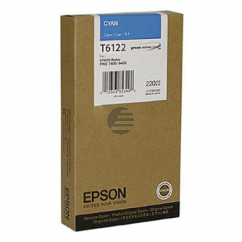 Epson Tintenpatrone cyan HC (C13T612200, T6122) Epson Tintenpatrone cyan HC (C13T612200, T6122)