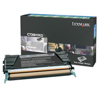 Lexmark Toner-Kartusche Prebate schwarz HC (C736H1KG) Lexmark Toner-Kartusche Prebate schwarz HC (C736H1KG)