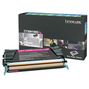 Lexmark Toner-Kartusche Prebate magenta HC (C736H1MG) Lexmark Toner-Kartusche Prebate magenta HC (C736H1MG)
