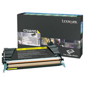 Lexmark Toner-Kartusche Prebate gelb (C734A1YG) Lexmark Toner-Kartusche Prebate gelb (C734A1YG)
