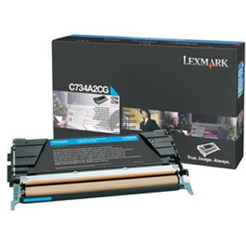 Lexmark Toner-Kartusche cyan (C734A2CG) Lexmark Toner-Kartusche cyan (C734A2CG)