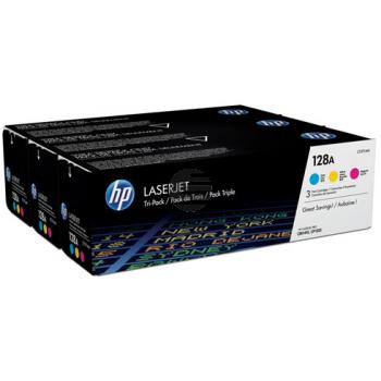 HP Toner-Kartusche gelb cyan magenta (CF371AM, 128A) HP Toner-Kartusche gelb cyan magenta (CF371AM, 128A)