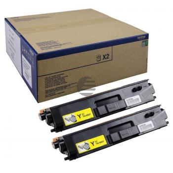 Brother Toner-Kit 2 x gelb 2-Pack (TN-900YTWIN) Brother Toner-Kit 2 x gelb 2-Pack (TN-900YTWIN)