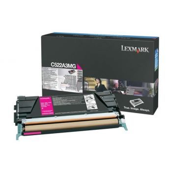 Lexmark Toner-Kartusche Corporate magenta (C522A3MG) Lexmark Toner-Kartusche Corporate magenta (C522A3MG)