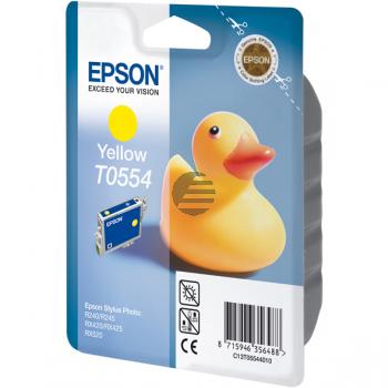 Epson Tintenpatrone gelb (C13T05544020, T0554) Epson Tintenpatrone gelb (C13T05544020, T0554)