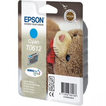 Epson Tintenpatrone cyan (C13T06124020, T0612) Epson Tintenpatrone cyan (C13T06124020, T0612)