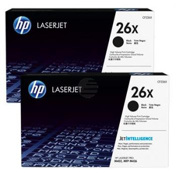 HP Toner-Kartusche 2 x schwarz HC (CF226XD, 26XD) HP Toner-Kartusche 2 x schwarz HC (CF226XD, 26XD)