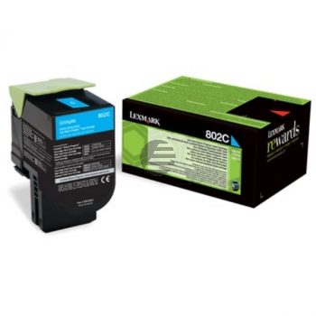 Lexmark Toner-Kit Corporate cyan schwarz (80C20CE, 802CE) Lexmark Toner-Kit Corporate cyan schwarz (80C20CE, 802CE)