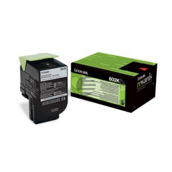 Lexmark Toner-Kit Corporate Return schwarz (80C20KE, 802KE) Lexmark Toner-Kit Corporate Return schwarz (80C20KE, 802KE)