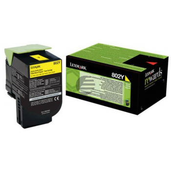 Lexmark Toner-Kit Corporate gelb (80C20YE, 802YE) Lexmark Toner-Kit Corporate gelb (80C20YE, 802YE)