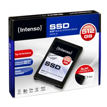 INTENSO 2.5 SSD FESTPLATTE INTERN 512GB 3812450 SATA III Top INTENSO 2.5 SSD FESTPLATTE INTERN 512GB 3812450 SATA III Top