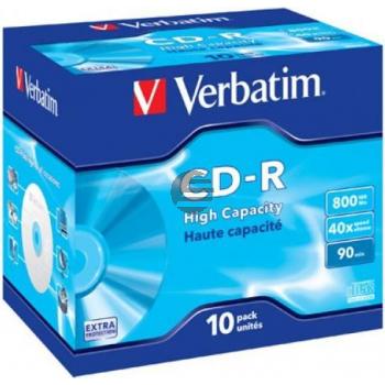 VERBATIM CDR90 800MB 40x (10) JC 43428 Jewel Case VERBATIM CDR90 800MB 40x (10) JC 43428 Jewel Case