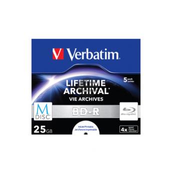 VERBATIM BD-R 25GB 4x (5) JC 43823 Jewel Case tintenstrahlbedruckbar VERBATIM BD-R 25GB 4x (5) JC 43823 Jewel Case tintenstrahlbedruckbar