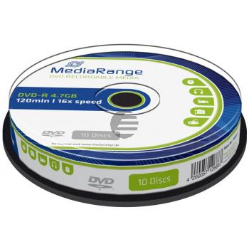 MEDIARANGE DVD-R 4.7GB 16x (10) CB MR452 Cake Box MEDIARANGE DVD-R 4.7GB 16x (10) CB MR452 Cake Box