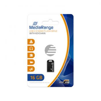 MEDIARANGE NANO USB STICK 16GB MR921 USB 2.0 schwarz MEDIARANGE NANO USB STICK 16GB MR921 USB 2.0 schwarz