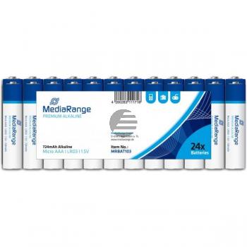 MEDIARANGE MICRO BATTERIEN (24) 1,5V MRBAT103 LR03 Alkaline verschweisst AAA MEDIARANGE MICRO BATTERIEN (24) 1,5V MRBAT103 LR03 Alkaline verschweisst AAA