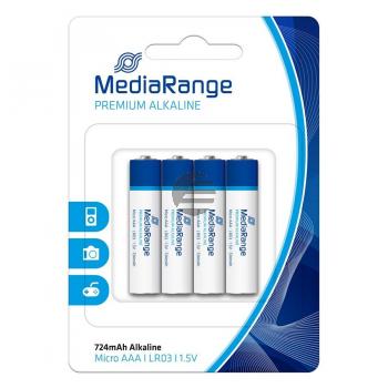 MEDIARANGE PREMIUM MICRO BATTERIEN (4) MRBAT101 L03 Alkaline AAA 1,5V MEDIARANGE PREMIUM MICRO BATTERIEN (4) MRBAT101 L03 Alkaline AAA 1,5V