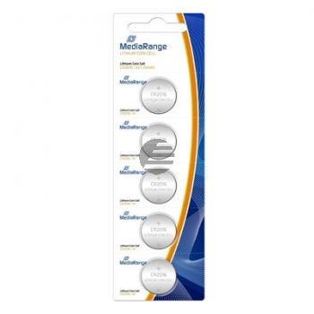 MEDIARANGE CR2016 BATTERIEN (5) 3V MRBAT136 Lithium Knopfzellen MEDIARANGE CR2016 BATTERIEN (5) 3V MRBAT136 Lithium Knopfzellen