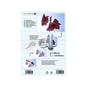 9185 OLYMPIA LAMINIERFOLIEN A4 25Blatt 125mic 9185 OLYMPIA LAMINIERFOLIEN A4 25Blatt 125mic