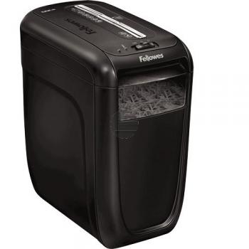 FELLOWES 60CS AKTENVERNICHTER SCHWARZ 4606101 Partikelschnitt 4x50mm P3 10Blt