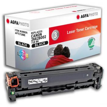 Agfaphoto Toner-Kartusche schwarz (APTC718BE) ersetzt 2662B002 / CL-718BK Agfaphoto Toner-Kartusche schwarz (APTC718BE) ersetzt 2662B002 / CL-718BK