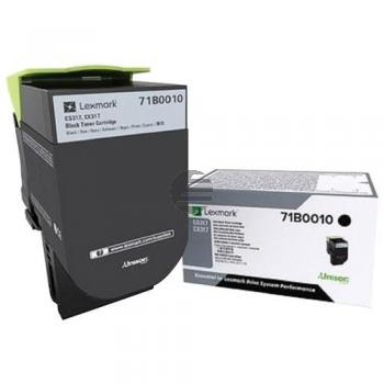 Lexmark Toner-Kit schwarz (71B0010) Lexmark Toner-Kit schwarz (71B0010)