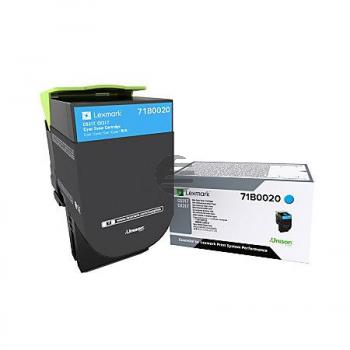 Lexmark Toner-Kit cyan (71B0020) Lexmark Toner-Kit cyan (71B0020)