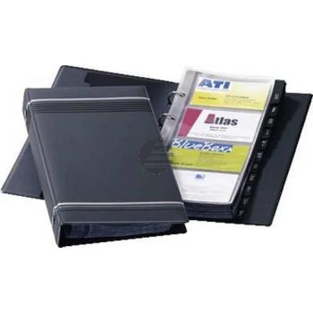 Durable Visitenkarten-Ringbuch Visifix Anthrazit 145 x 255 mm 200 Stück Durable Visitenkarten-Ringbuch Visifix Anthrazit 145 x 255 mm 200 Stück