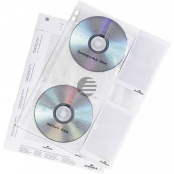 Durable CD-Hüllen A4 transparent Inh.5 Durable CD-Hüllen A4 transparent Inh.5