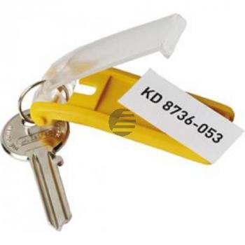 Durable Schlüsselanhänger Key Clip gelb Inh.6 Durable Schlüsselanhänger Key Clip gelb Inh.6