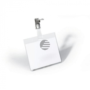 Durable Namensschilder drehbarer Clip farblos Inh.25 60 x 90 mm Durable Namensschilder drehbarer Clip farblos Inh.25 60 x 90 mm