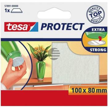 Tesa Protect Filzgleiter 100 x 80 mm weiß Tesa Protect Filzgleiter 100 x 80 mm weiß