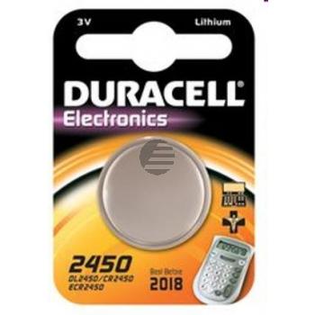 Duracell Knopfzelle CR2450 3 V Lithium Duracell Knopfzelle CR2450 3 V Lithium