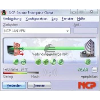Ncp Secure Entry Vpn/Pki Client für Windows 2000/Xp 32-und 64 Bit und Vista 32-und 64- Bit 1-9 User Ncp Secure Entry Vpn/Pki Client für Windows 2000/Xp 32-und 64 Bit und Vista 32-und 64- Bit 1-9 User