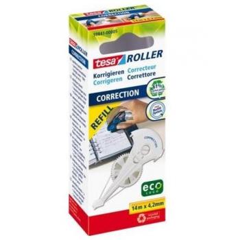 Tesa Nachfüllkassette Eco Logo 4,2 mm x 14 m für Korrekturroller Tesa Nachfüllkassette Eco Logo 4,2 mm x 14 m für Korrekturroller
