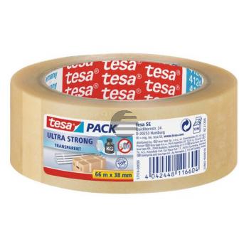 Tesapack Packband Ultra Strong 38 mm x 66 m transparent Tesapack Packband Ultra Strong 38 mm x 66 m transparent