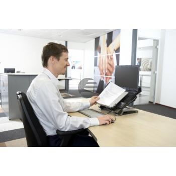 BNET340 BAKKER NOTEBOOKSTAENDER Ergo T340 grau-silber Kunststoff