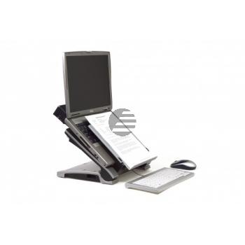 BNET340 BAKKER NOTEBOOKSTAENDER Ergo T340 grau-silber Kunststoff