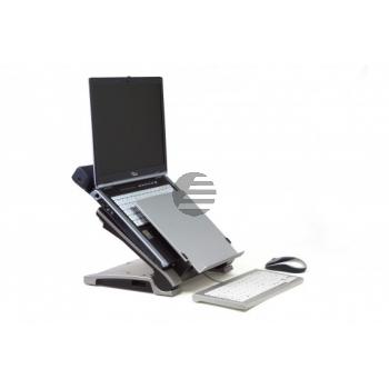 BNET340 BAKKER NOTEBOOKSTAENDER Ergo T340 grau-silber Kunststoff