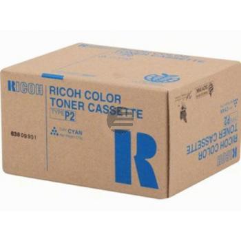 Ricoh Toner-Kit cyan HC (885485, TYPE-P2C)
