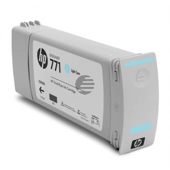 HP Tintenpatrone cyan light 3er Pack (CR255A, 3 x 771C)