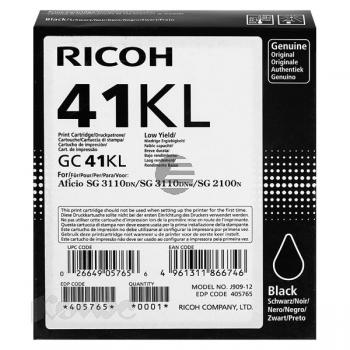 Ricoh Gel-Kartuschen schwarz (405765, GC-41KL)