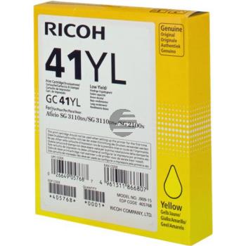 Ricoh Gel-Kartuschen gelb (405768, GC-41Y)