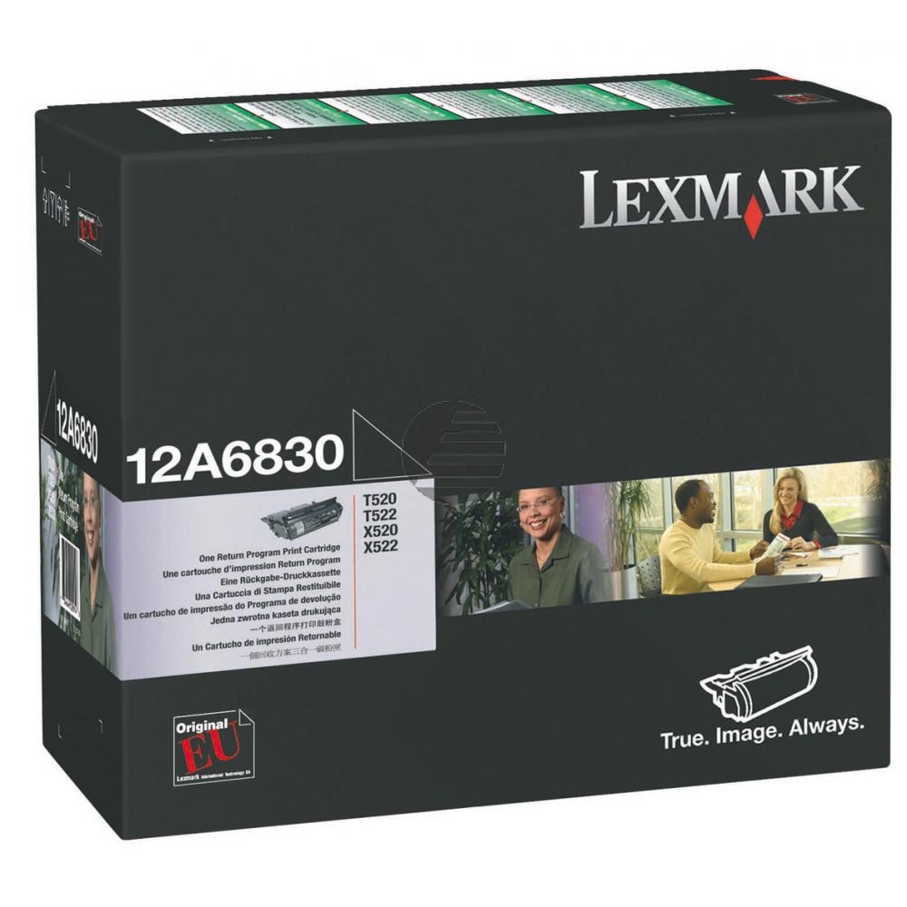 Lexmark Toner-Kartusche Prebate schwarz (12A6830)