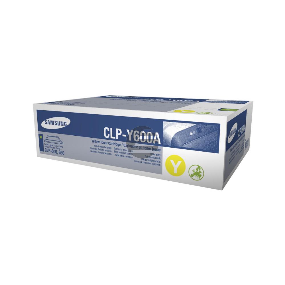 Samsung Toner-Kartusche gelb (CLP-Y600A, Y600)