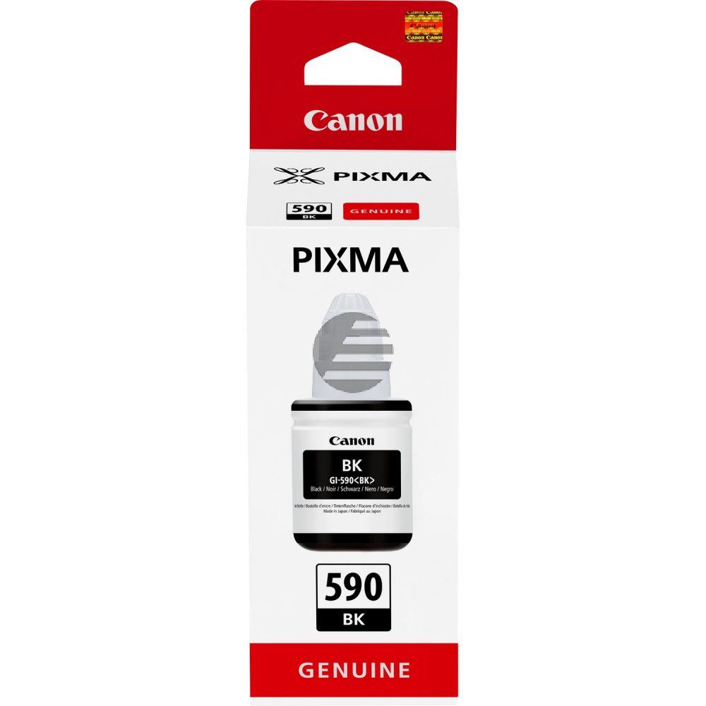 Canon Tintennachfüllfläschchen schwarz (1603C001, GI-590BK)