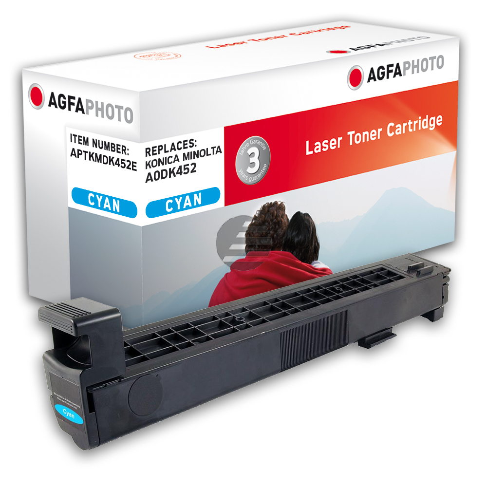 Agfaphoto Toner-Kit cyan HC (APTKMDK452E) ersetzt A0DK452