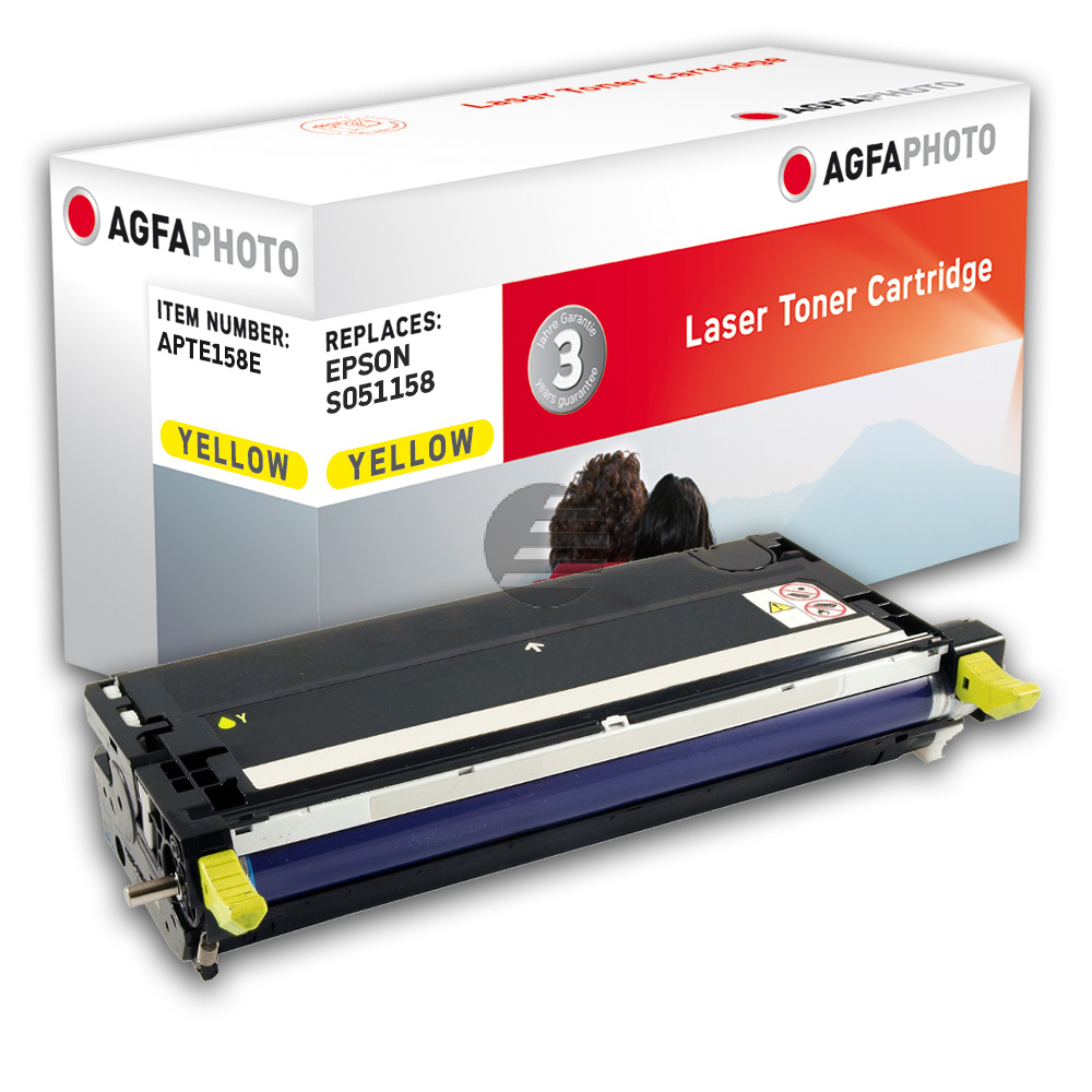 Agfaphoto Toner-Kit gelb (APTE158E) ersetzt 1158
