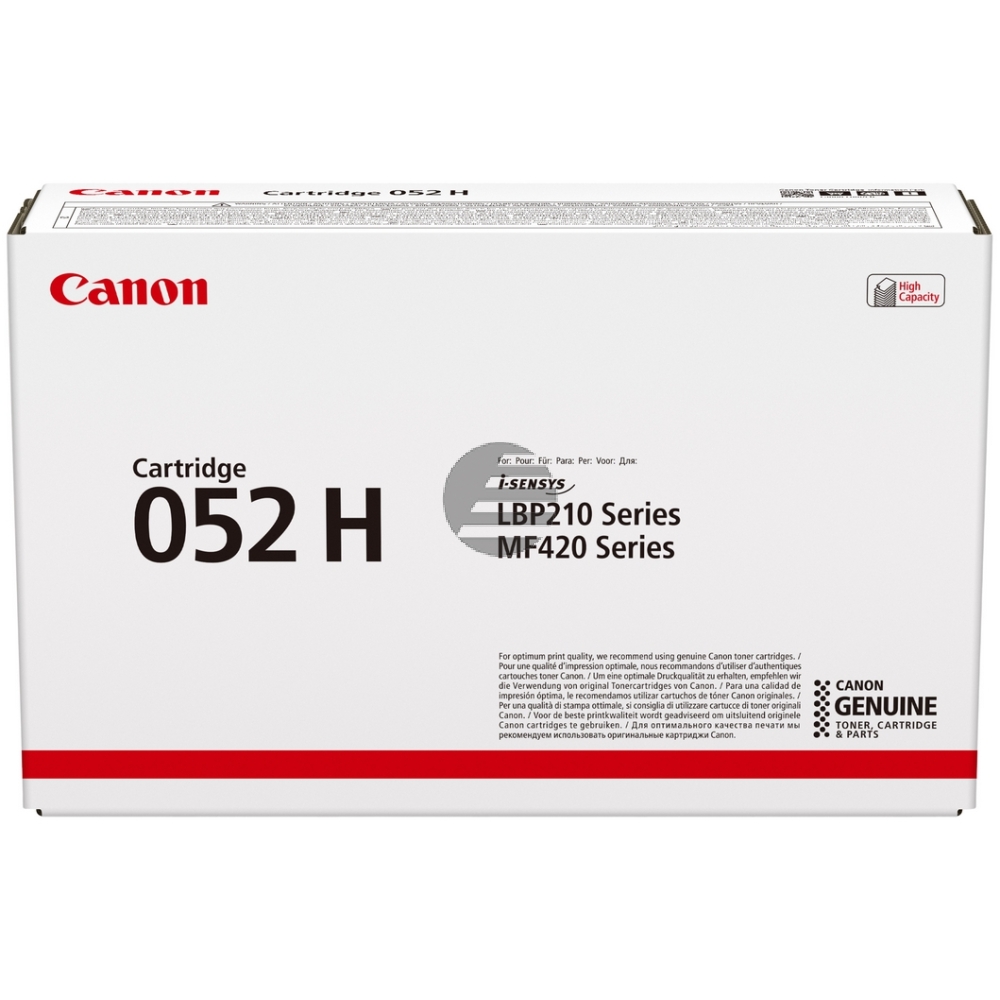 Canon Toner-Kartusche schwarz HC (2200C002, 052H)